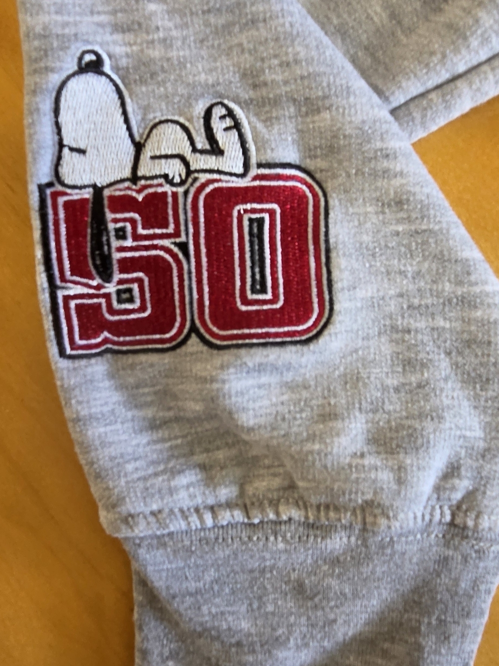 Peanuts Snoopy Woodstock Graphic Hoodie – Gray Pullover Size S Womens - Picture 4 of 9